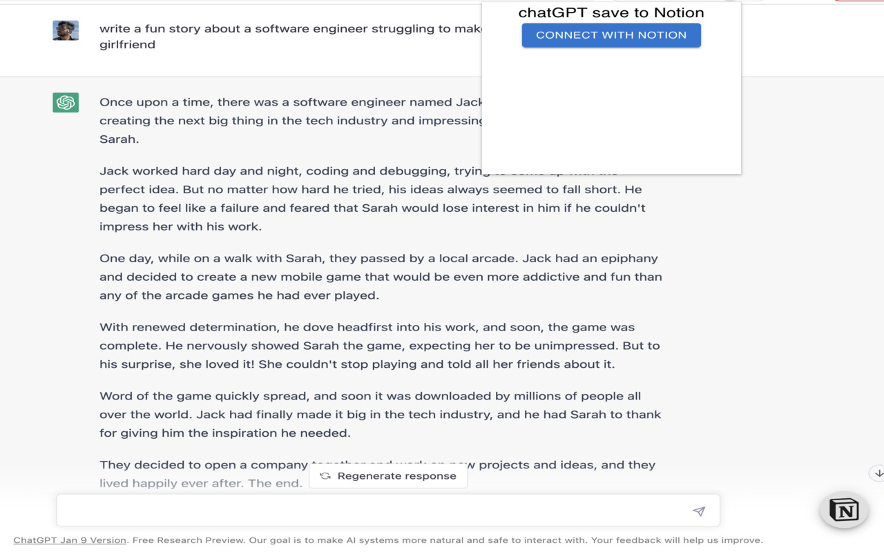 chatGPT save history to notion截图2
