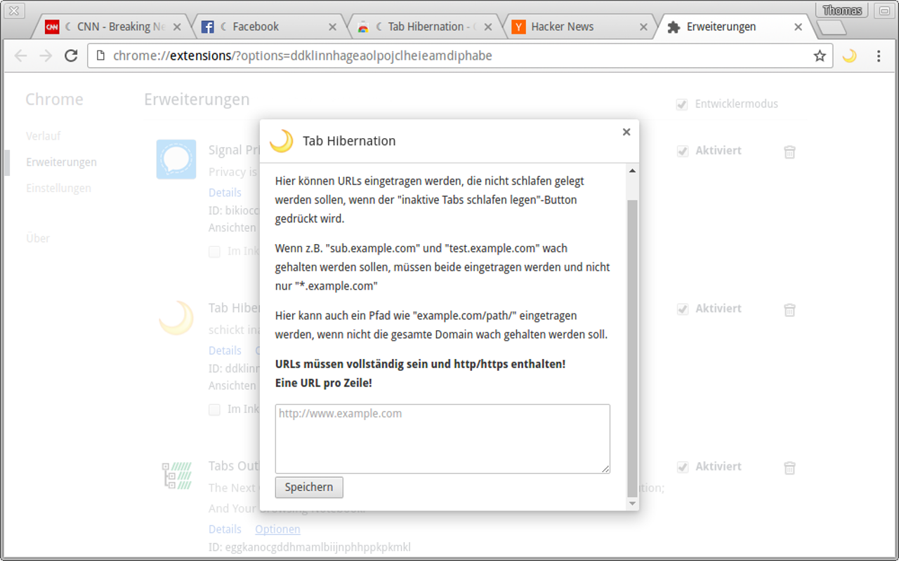 Tab Hibernation截图1