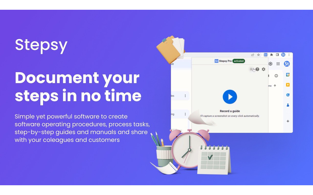 Stepsy: create step-by-step guide with screenshots截图4