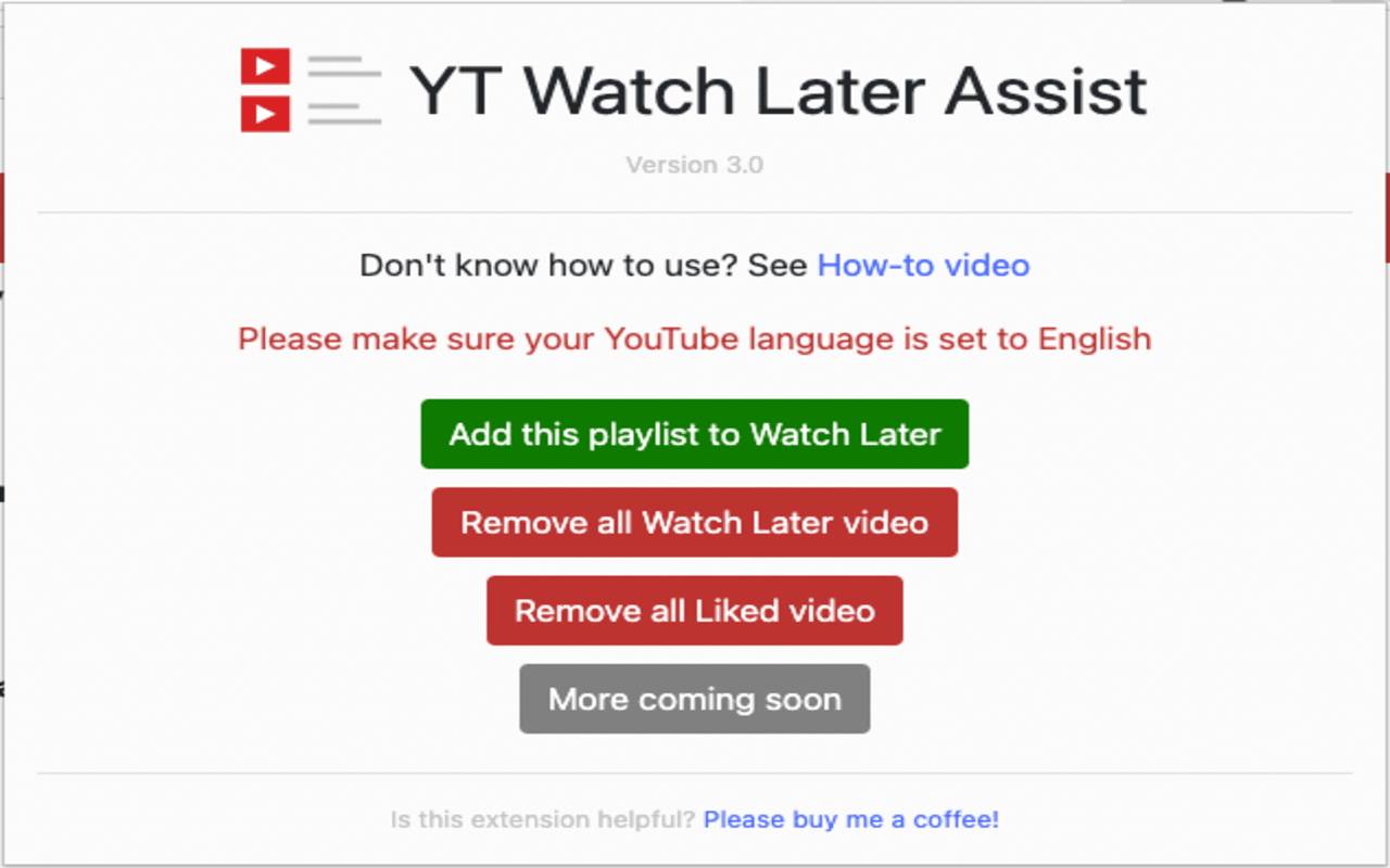 YT Watch Later Assist截图2