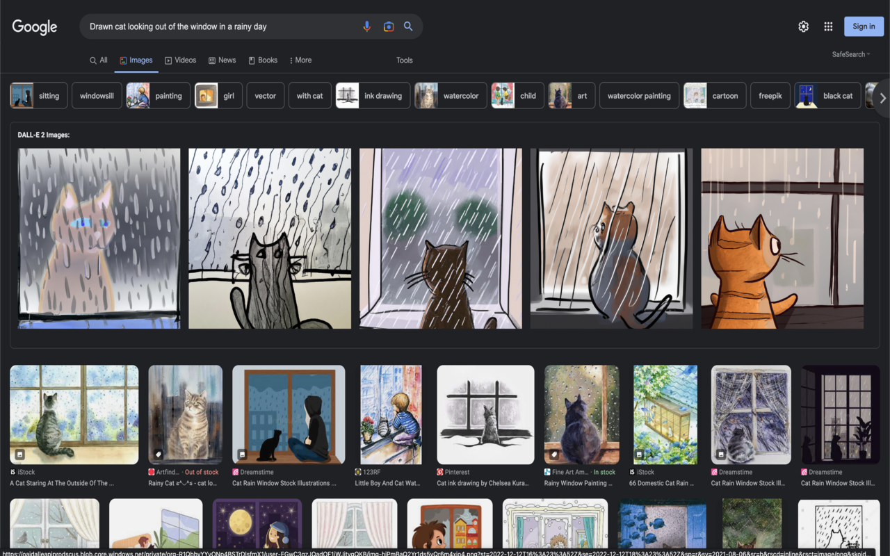 DALL-E 2 Google Extension截图2