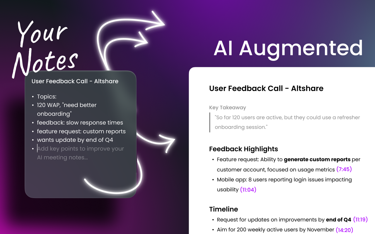 timeOS: AI Meeting & Calendar Assistant截图3