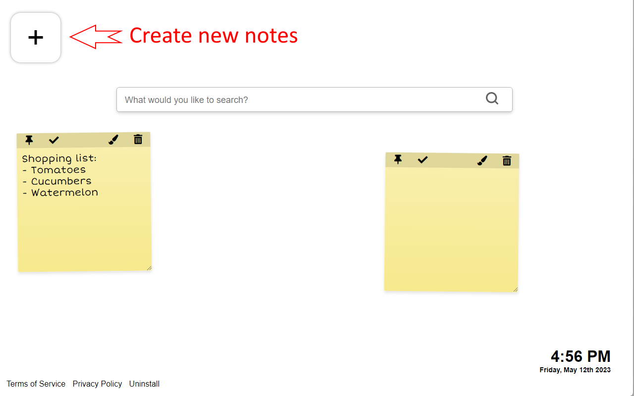 Sticky Notes Tab截图1