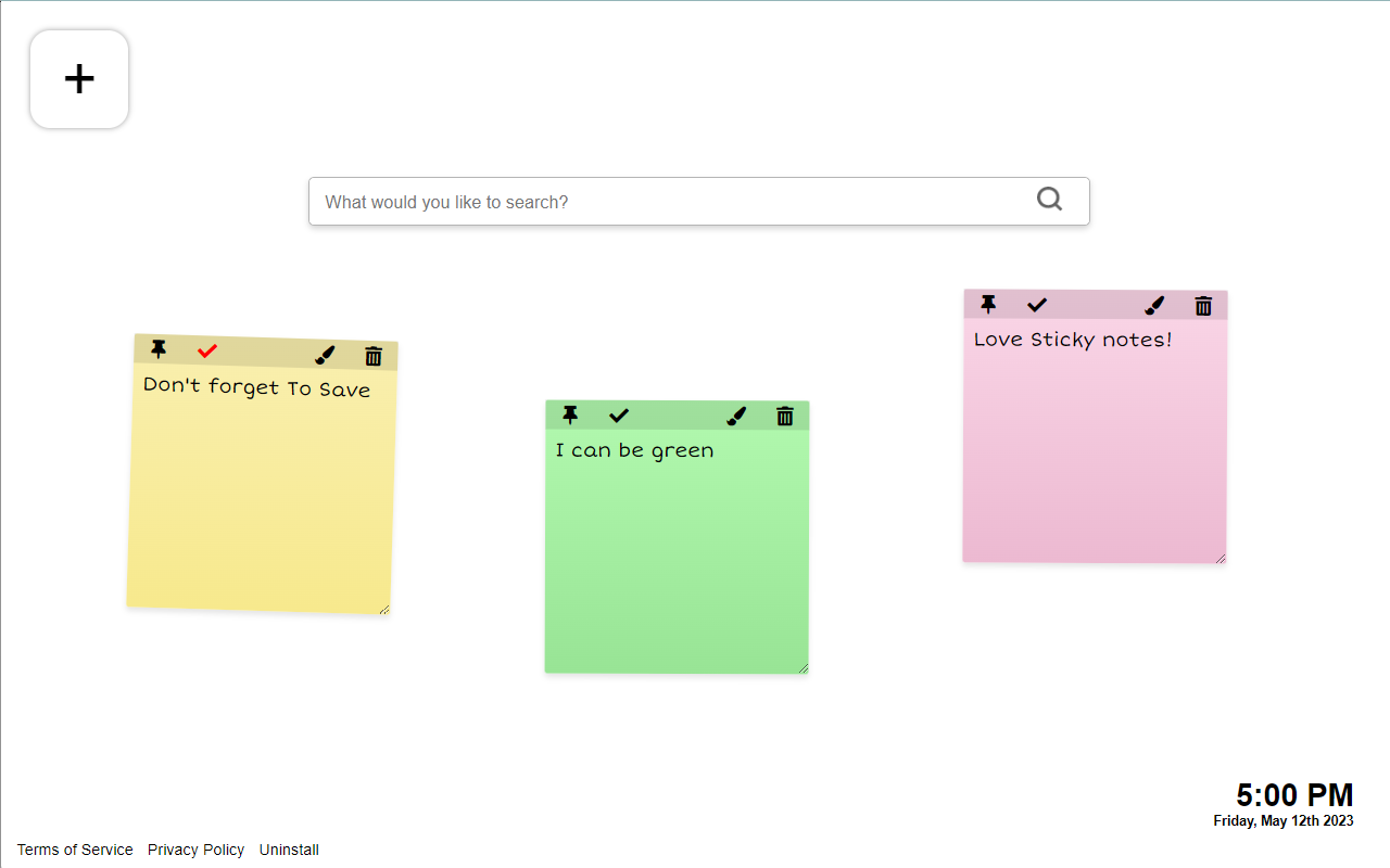 Sticky Notes Tab截图2