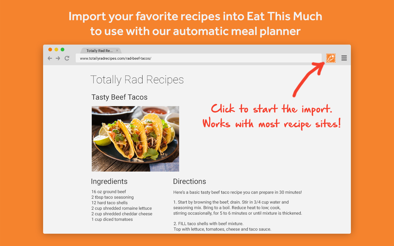 Eat This Much Recipe Clipper截图3