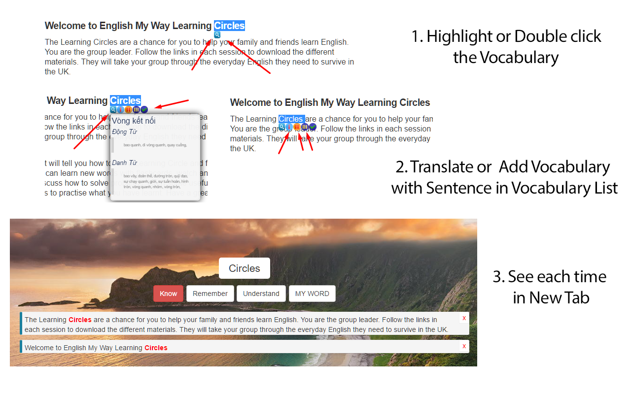 Learning Languages with Texts in your Content截图3