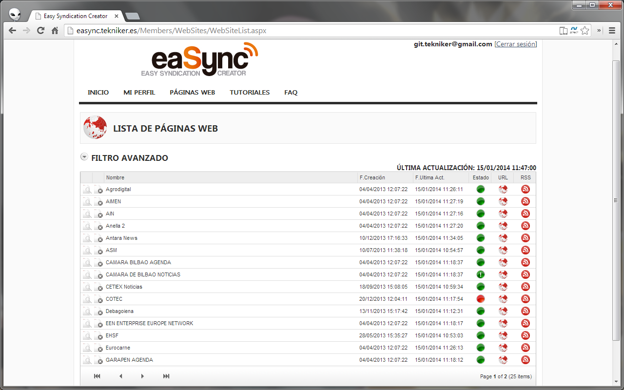 eaSync Web Scraper截图3