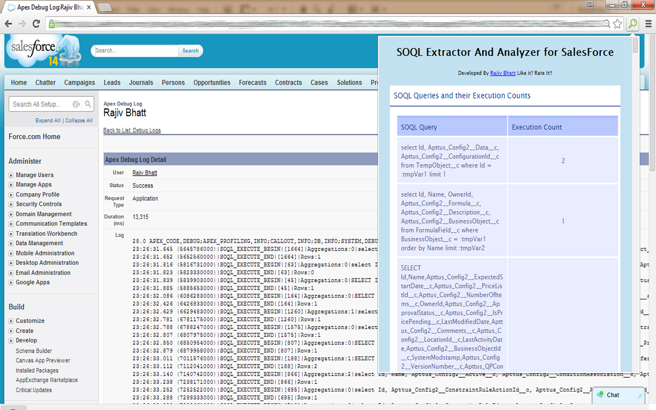 SOQL Extractor and Analyzer for SalesForce截图2