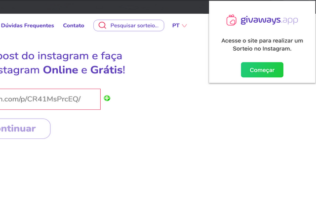 Givaways App - Sorteios Grátis no Instagram截图2