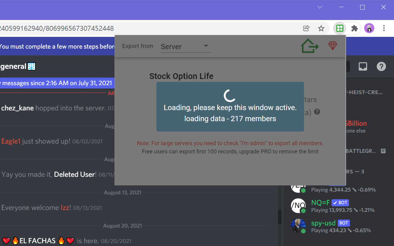 dTools - member list saver for Discord截图1
