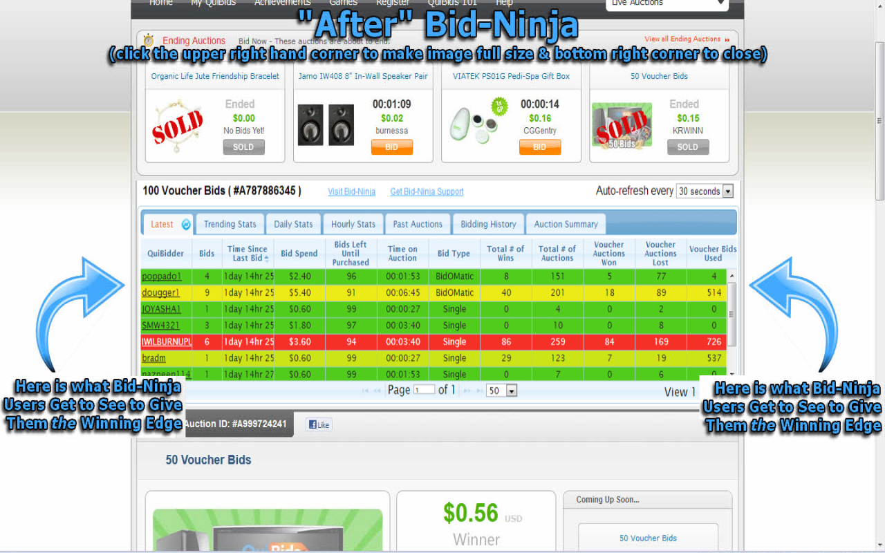 Bid-Ninja: Software for Quibids & Dealdash截图1