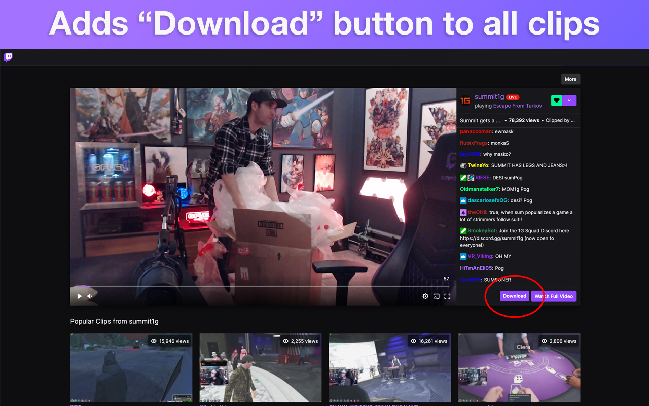 Twitch Clip Downloader 2025截图1