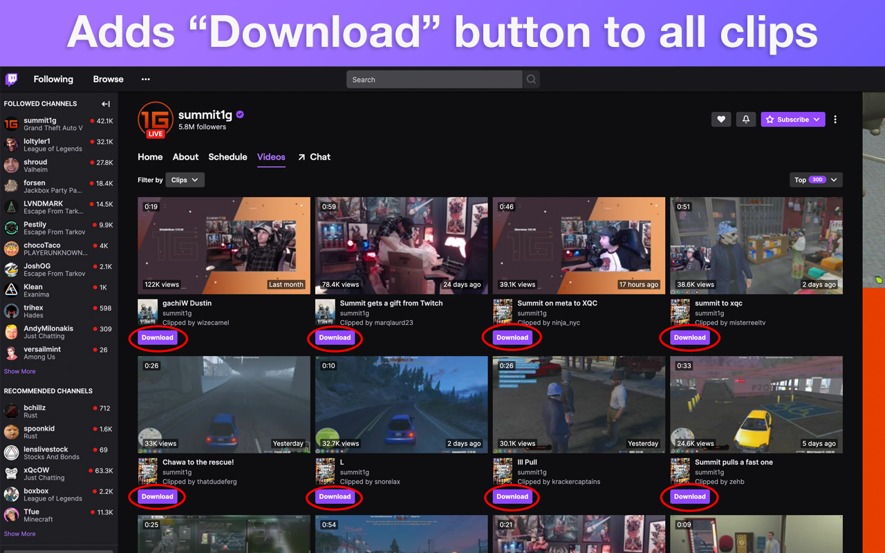 Twitch Clip Downloader 2025截图2