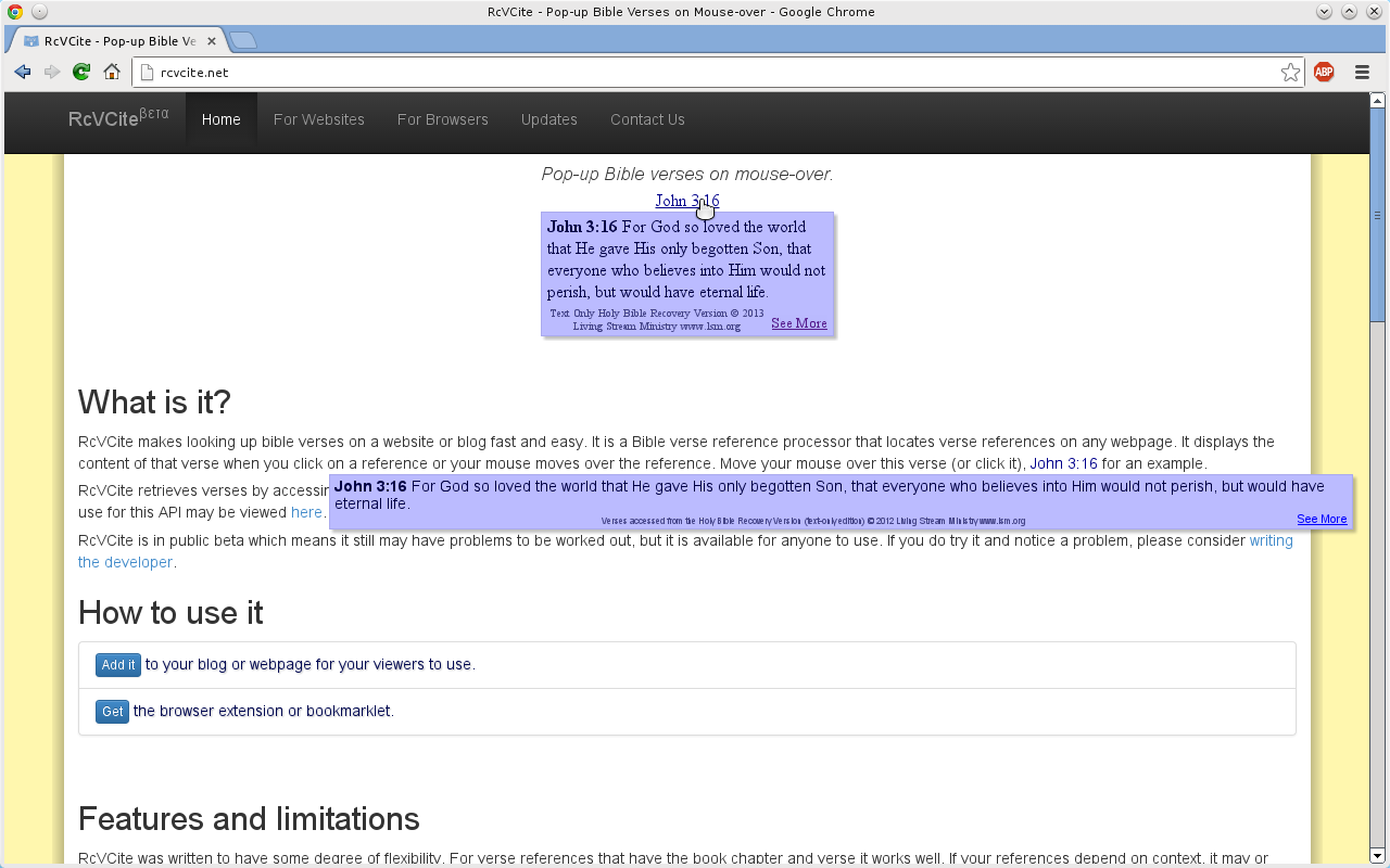 RcVCite - Pop-up Bible Verses截图1
