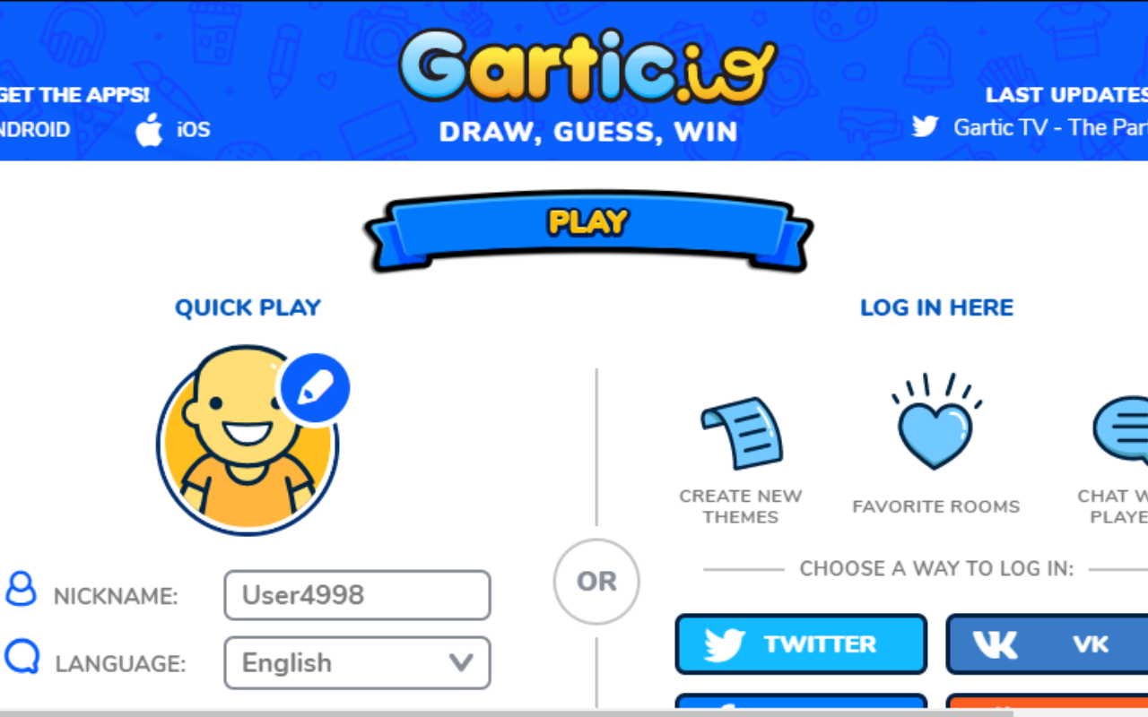 Gartic.io Bedava Çevrimiçi Oyun截图2