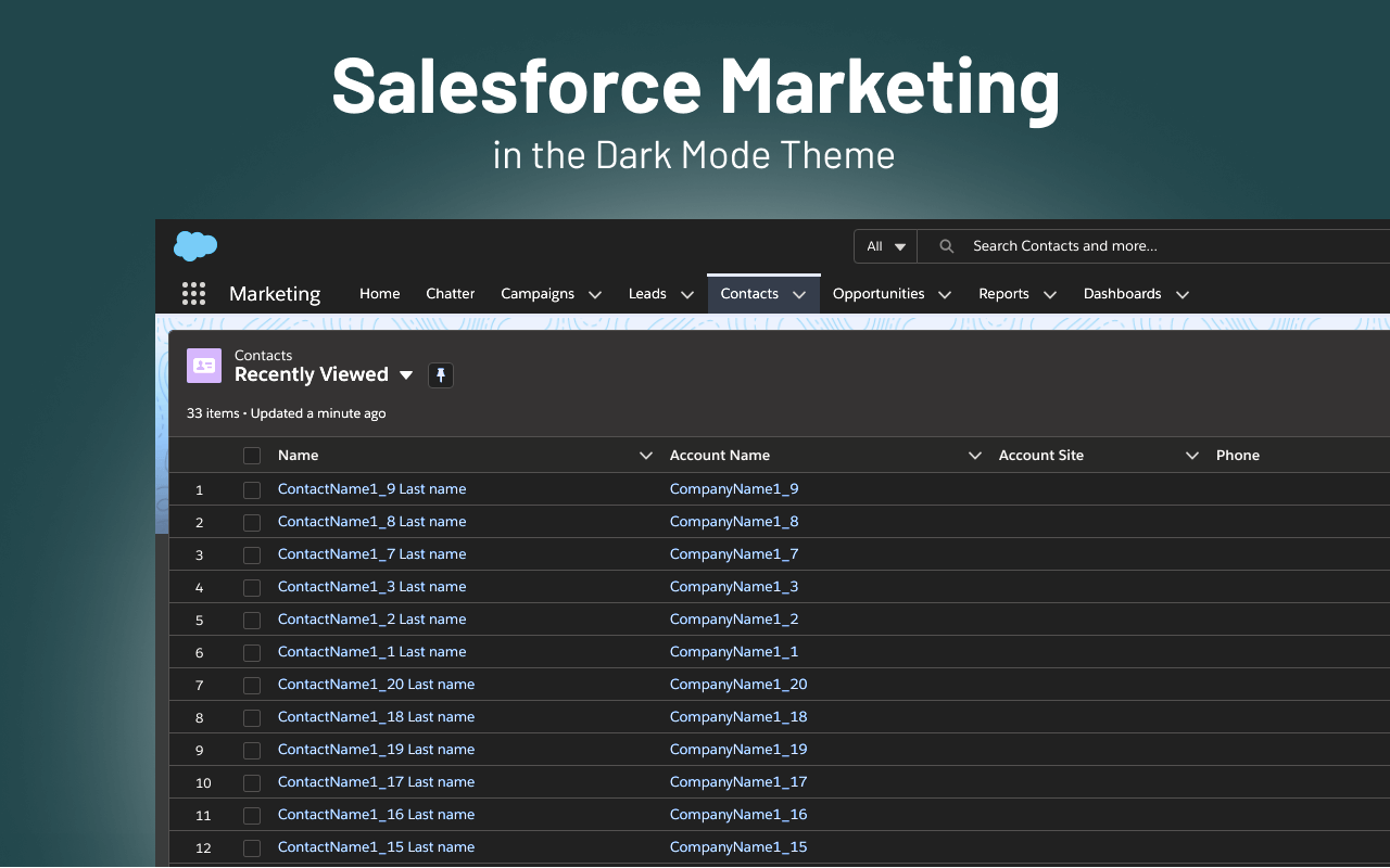 Dark Mode for Salesforce截图3