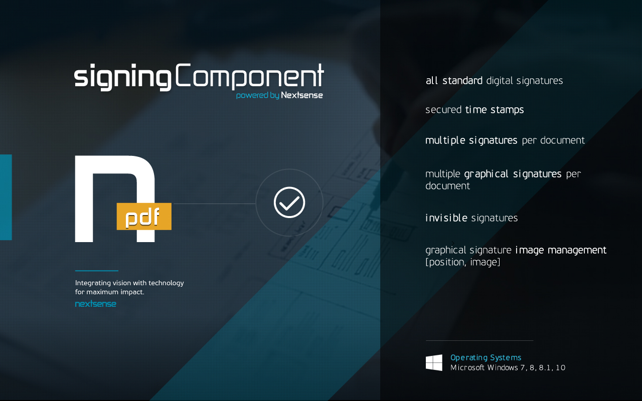 Nextsense PDF Signing Component截图1