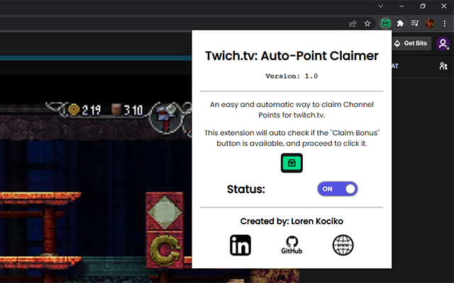 Twich.tv: Auto-Point Claimer截图1