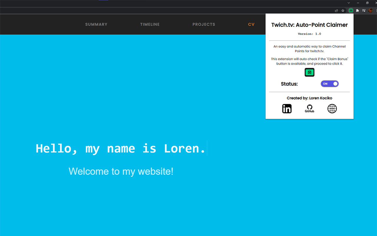 Twich.tv: Auto-Point Claimer截图2