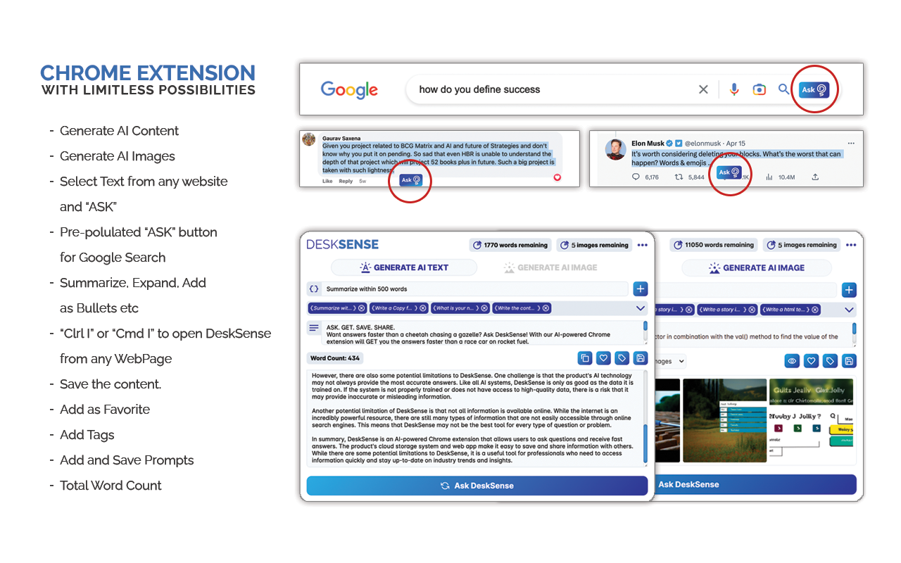 Chat with Desksense AI Powered by GPT4截图3