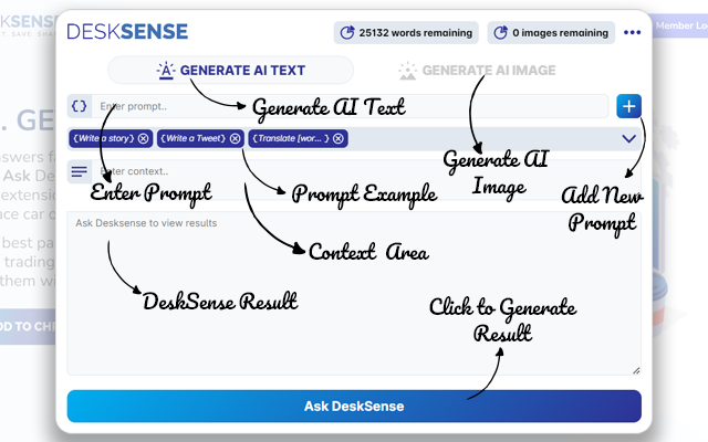 Chat with Desksense AI Powered by GPT4截图5