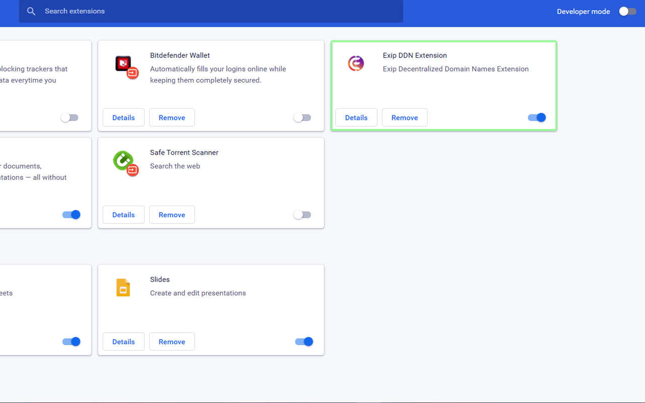 Exip DDN Extension截图1