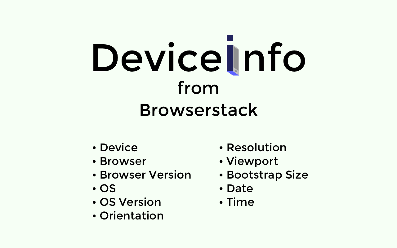 Browserstack Device Info截图2