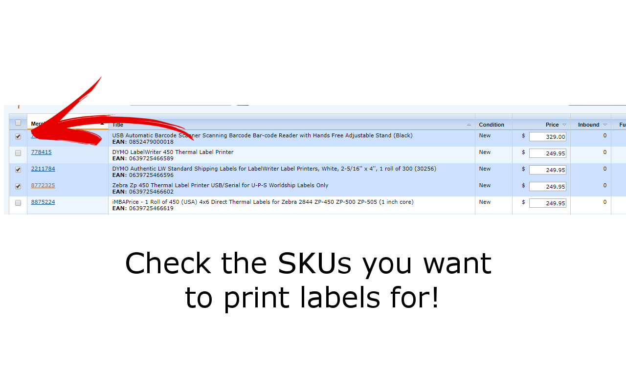 Easy Label Print for Amazon截图3