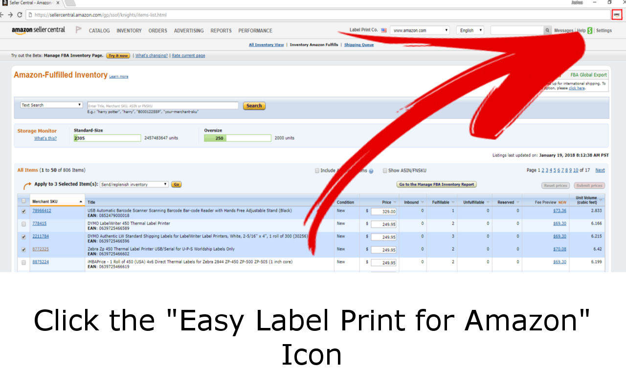Easy Label Print for Amazon截图4