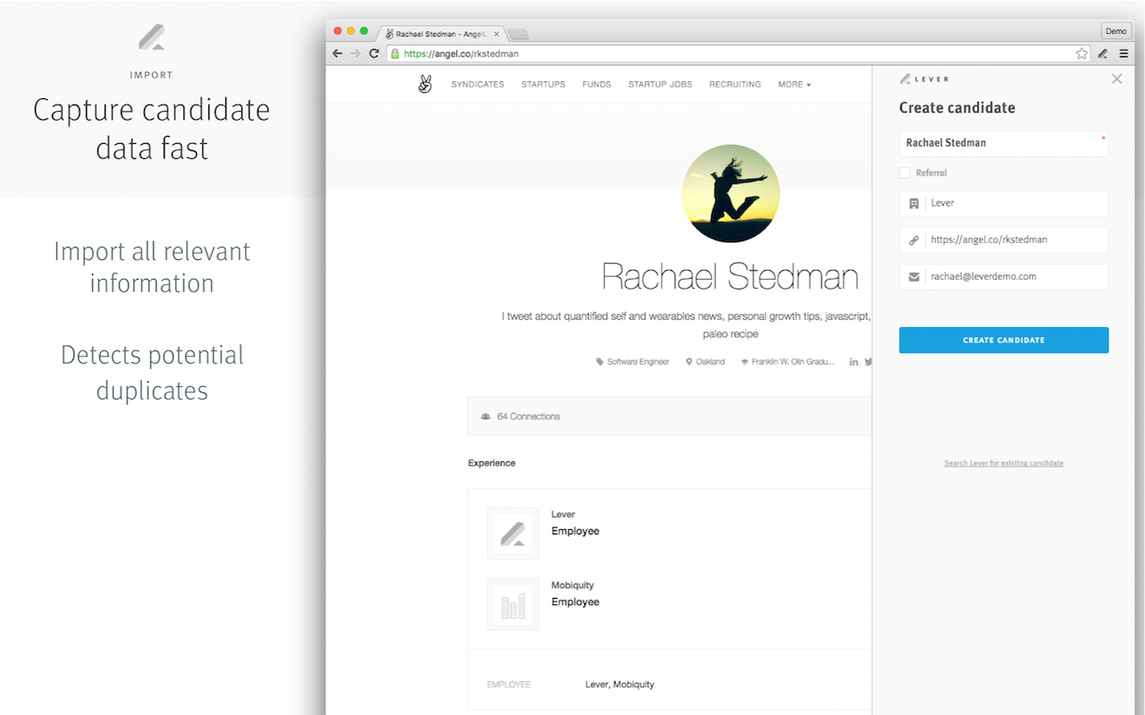 Lever Hire Extension截图2