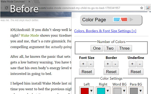 Lazy Eye Training: Web Reader截图2
