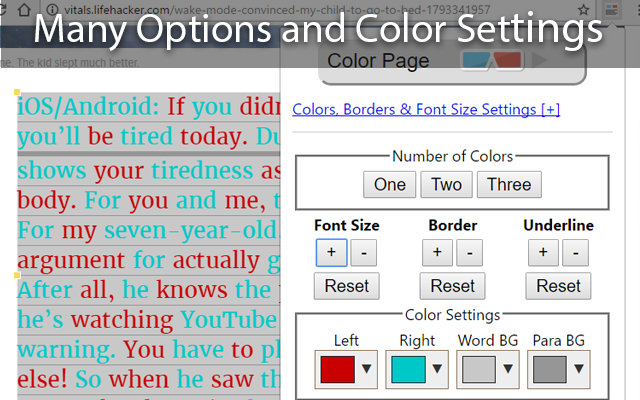 Lazy Eye Training: Web Reader截图4