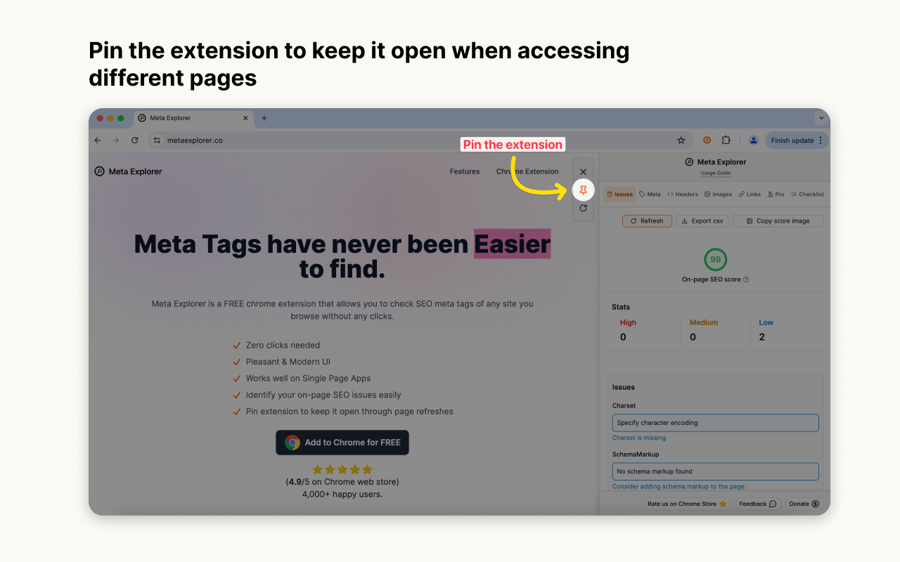 Meta Explorer - SEO Meta and On-Page SEO tools截图1