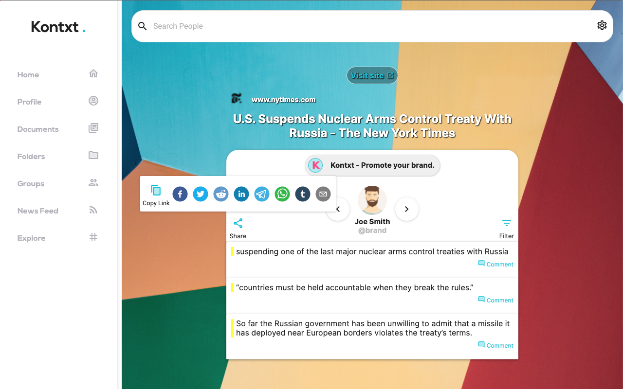 Kontxt – Social AI Memory Layer for the Web截图5