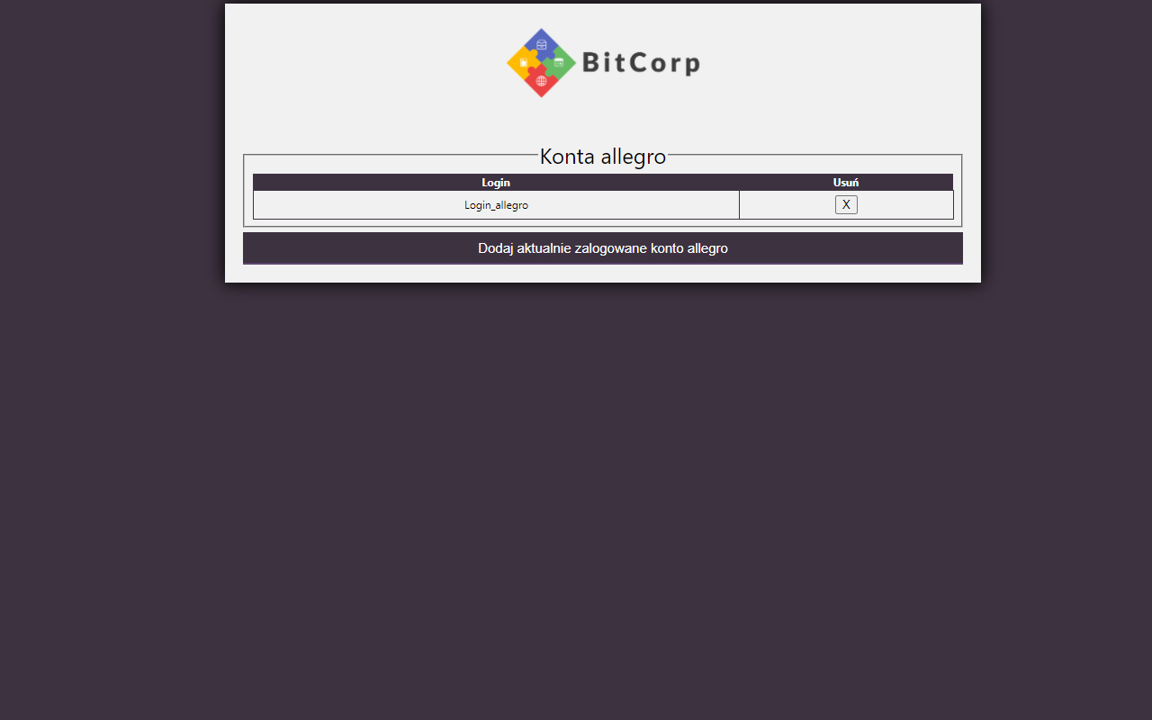 BitCorp - Opłaty allegro w Baselinker截图1