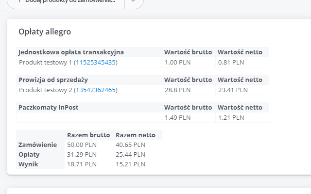 BitCorp - Opłaty allegro w Baselinker截图2