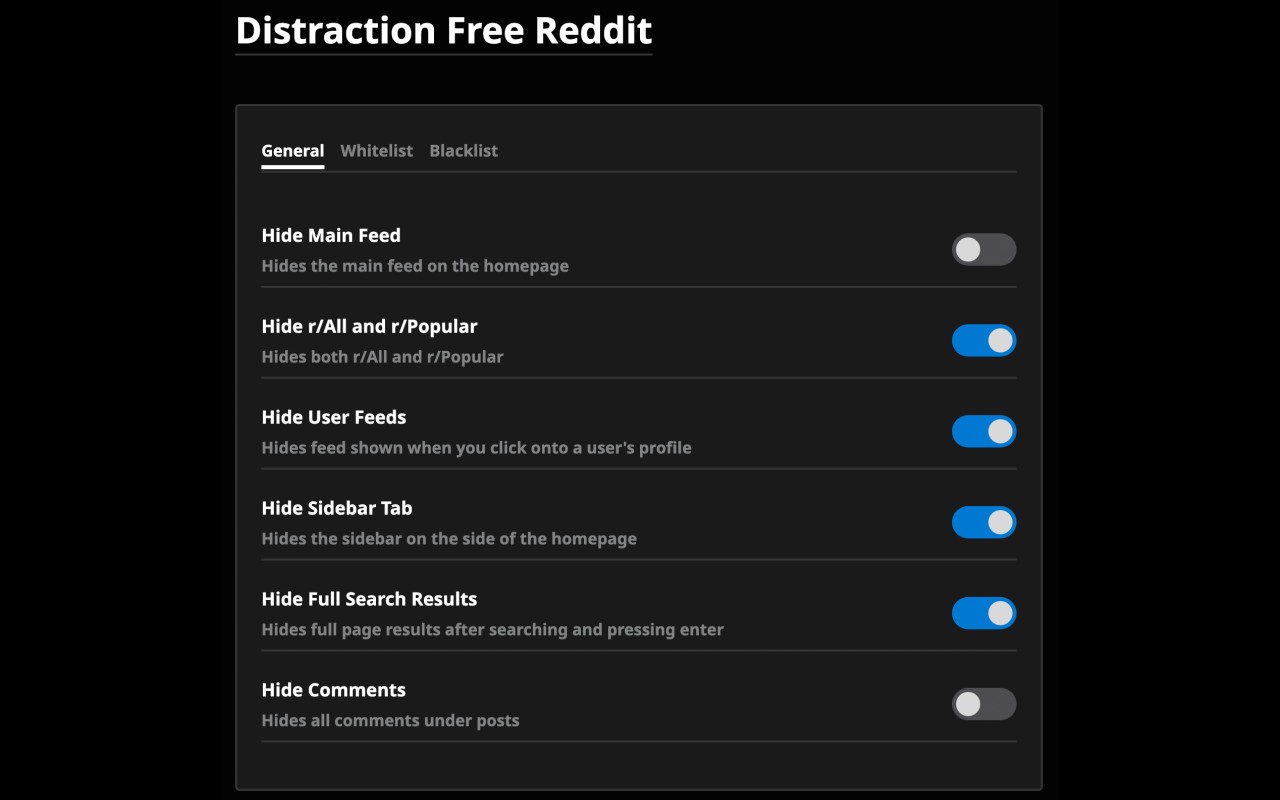 Distraction Free Reddit截图3