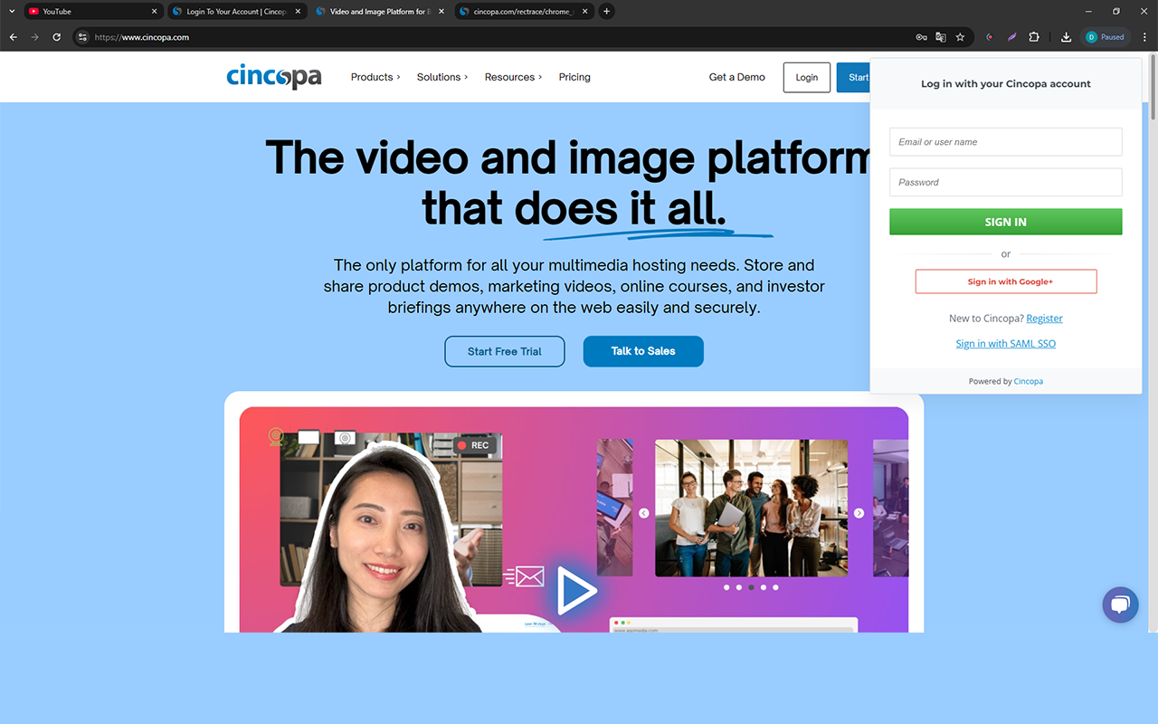 Cincopa RecTrace截图1