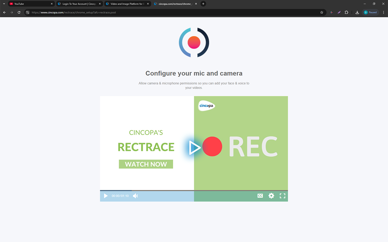 Cincopa RecTrace截图2