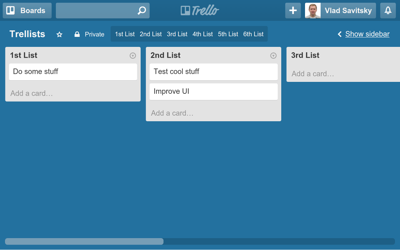 Trellists: Trello Lists Master截图2