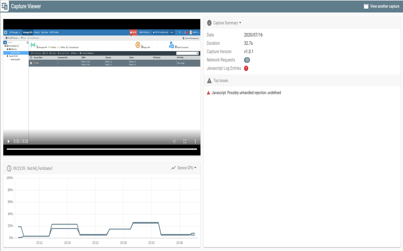 FortiManager/FortiAnalyzer Debugger截图1