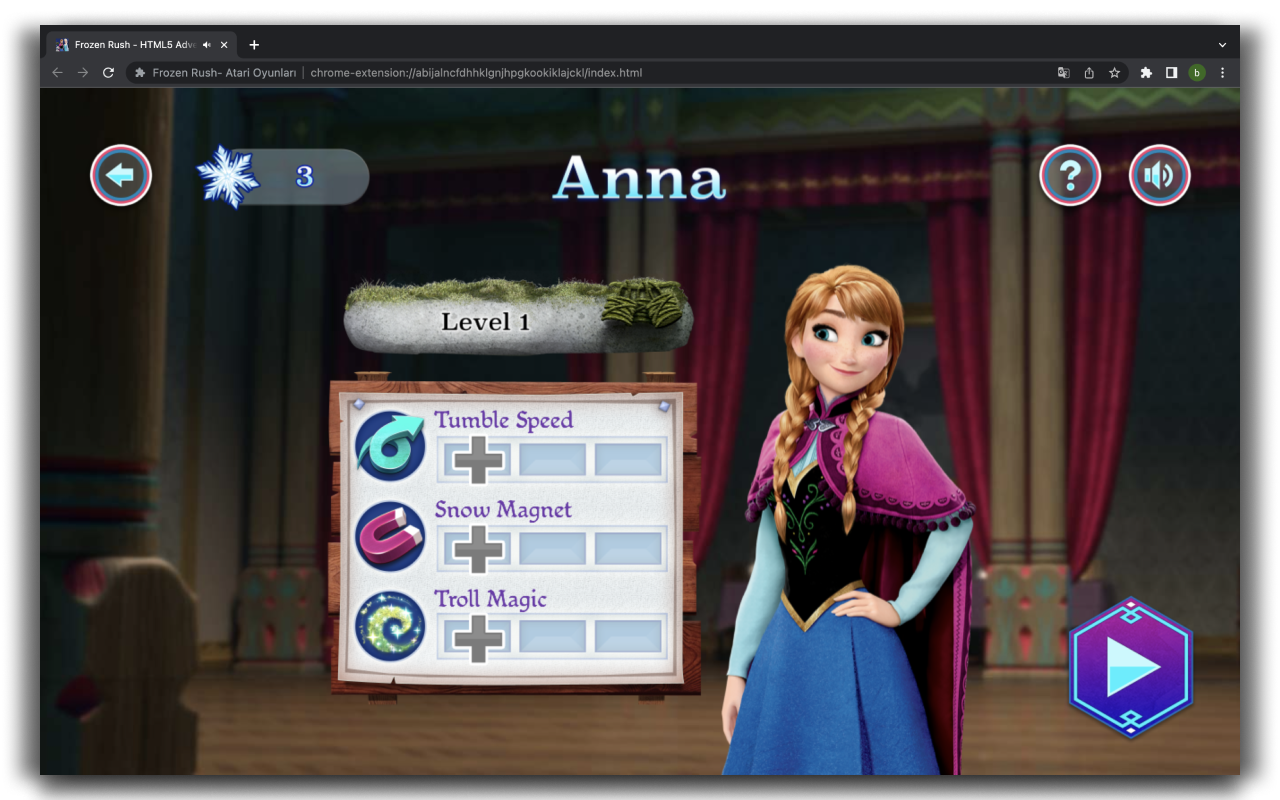 Frozen Rush - HTML5 Game截图1