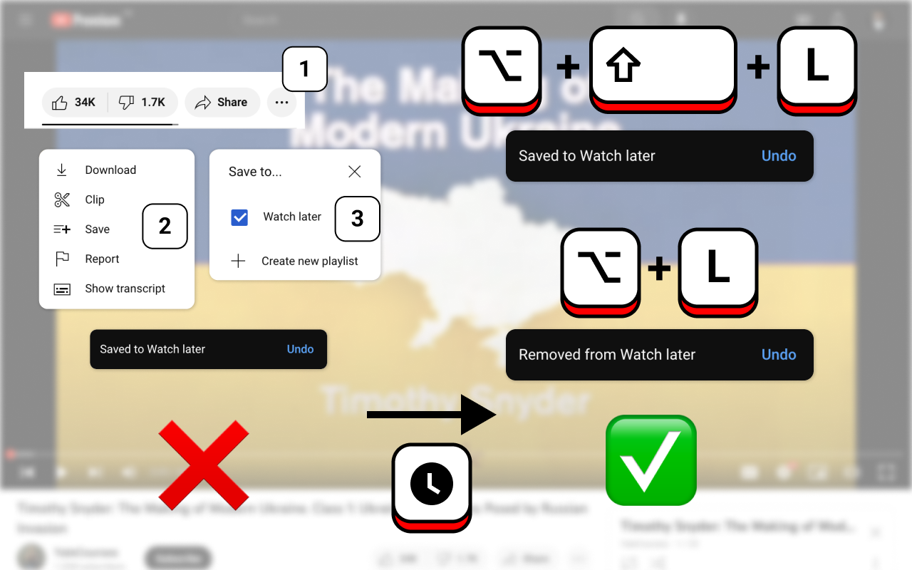 Watch Later Shortcut for YouTube™截图1