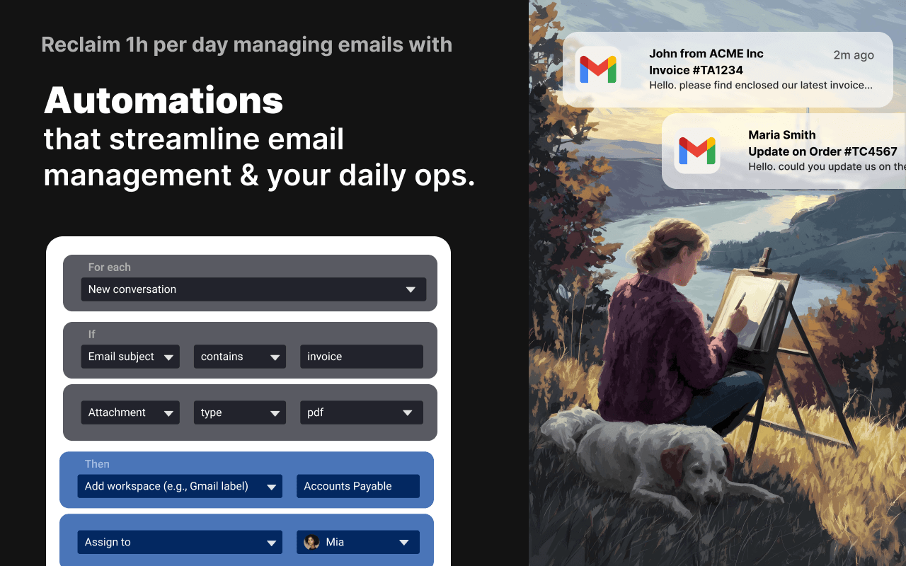 Gmelius:适用于Gmail的共享收件箱和AI助手截图5