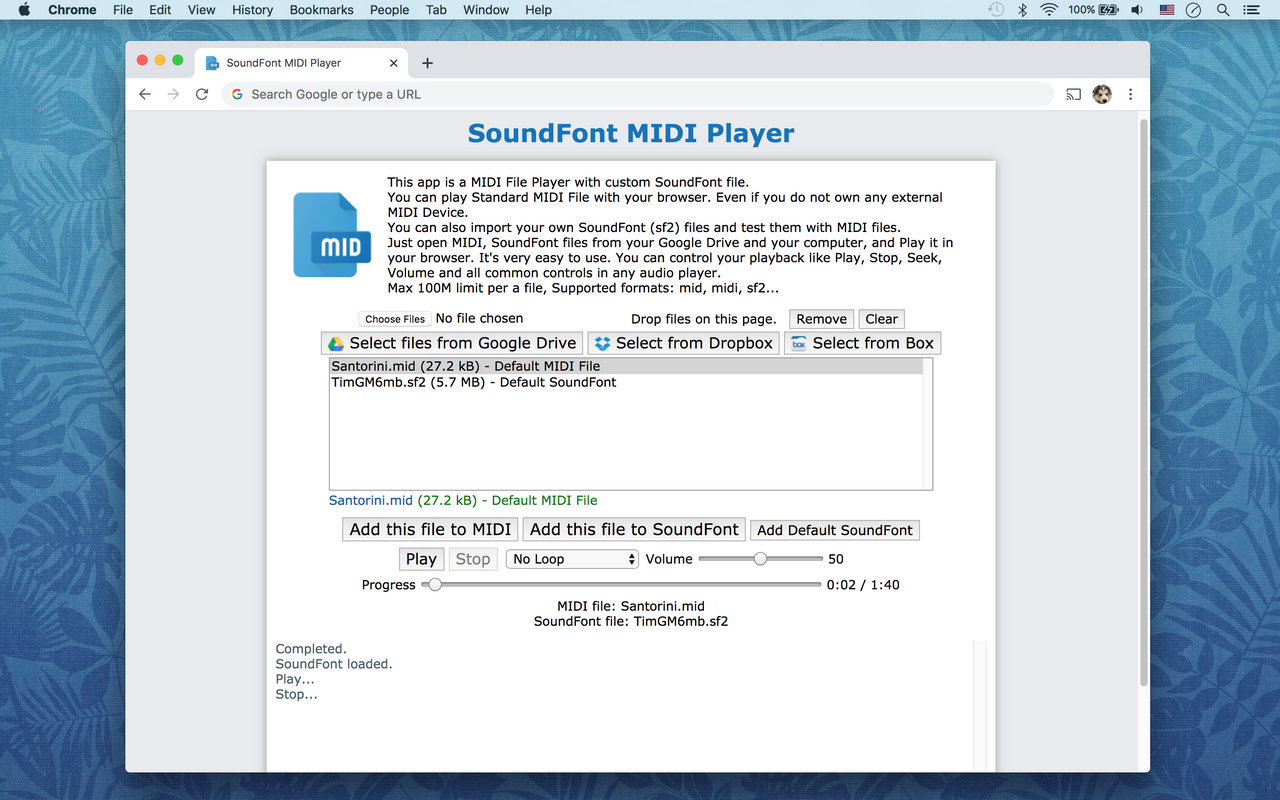 SoundFont MIDI Player截图2