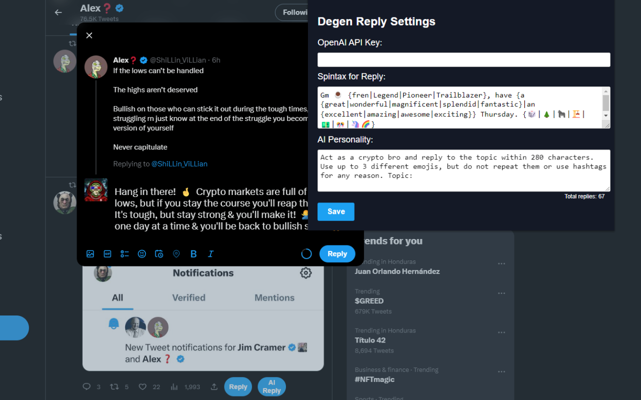 Degen Reply截图5