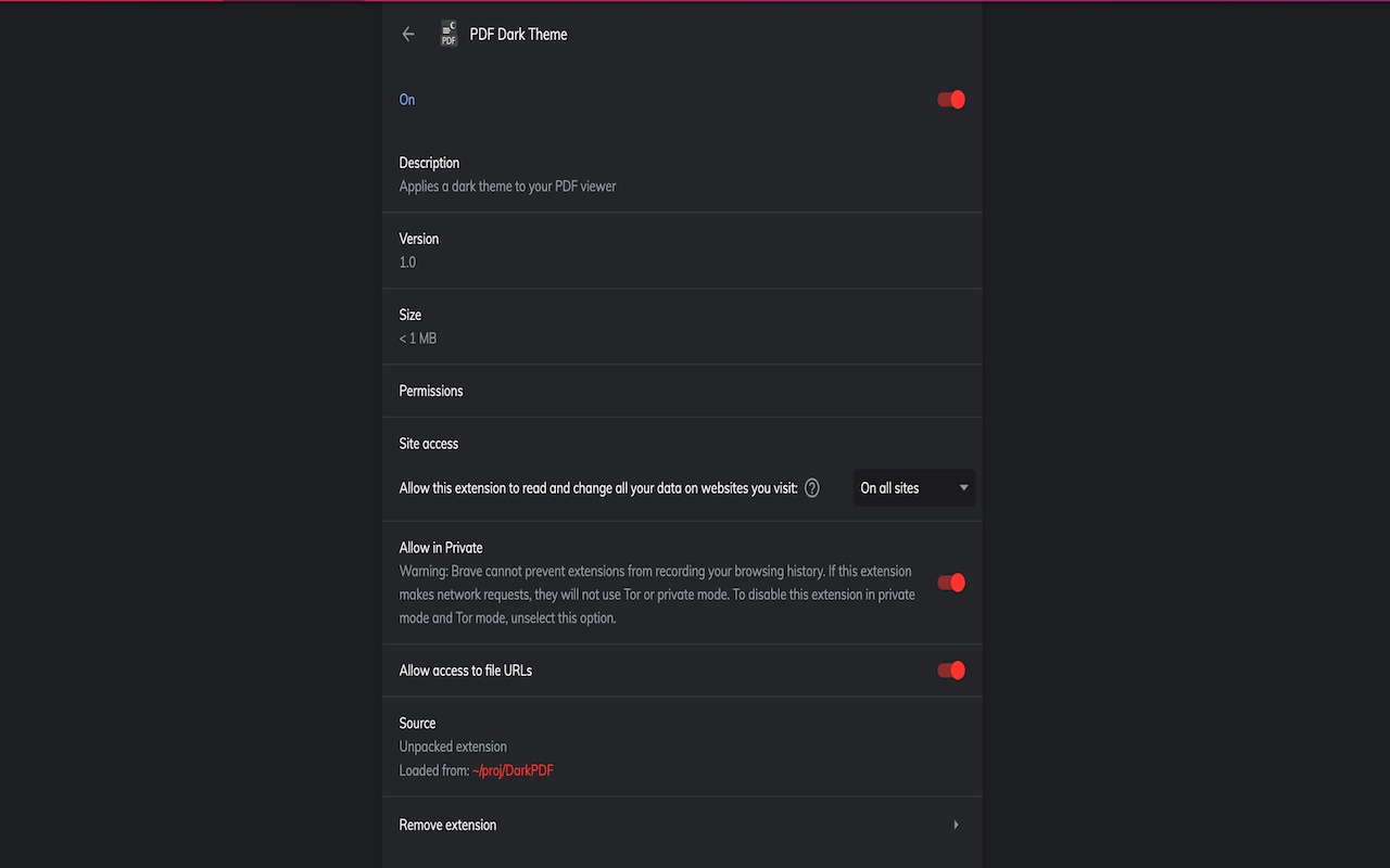 PDF Dark Theme截图1