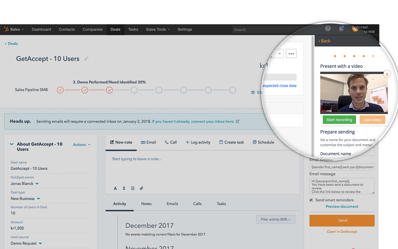 HubSpot eSignatures by GetAccept截图1