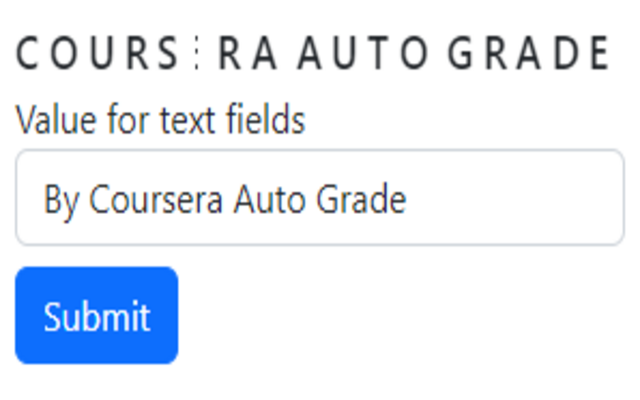 Coursera Auto Grade截图1