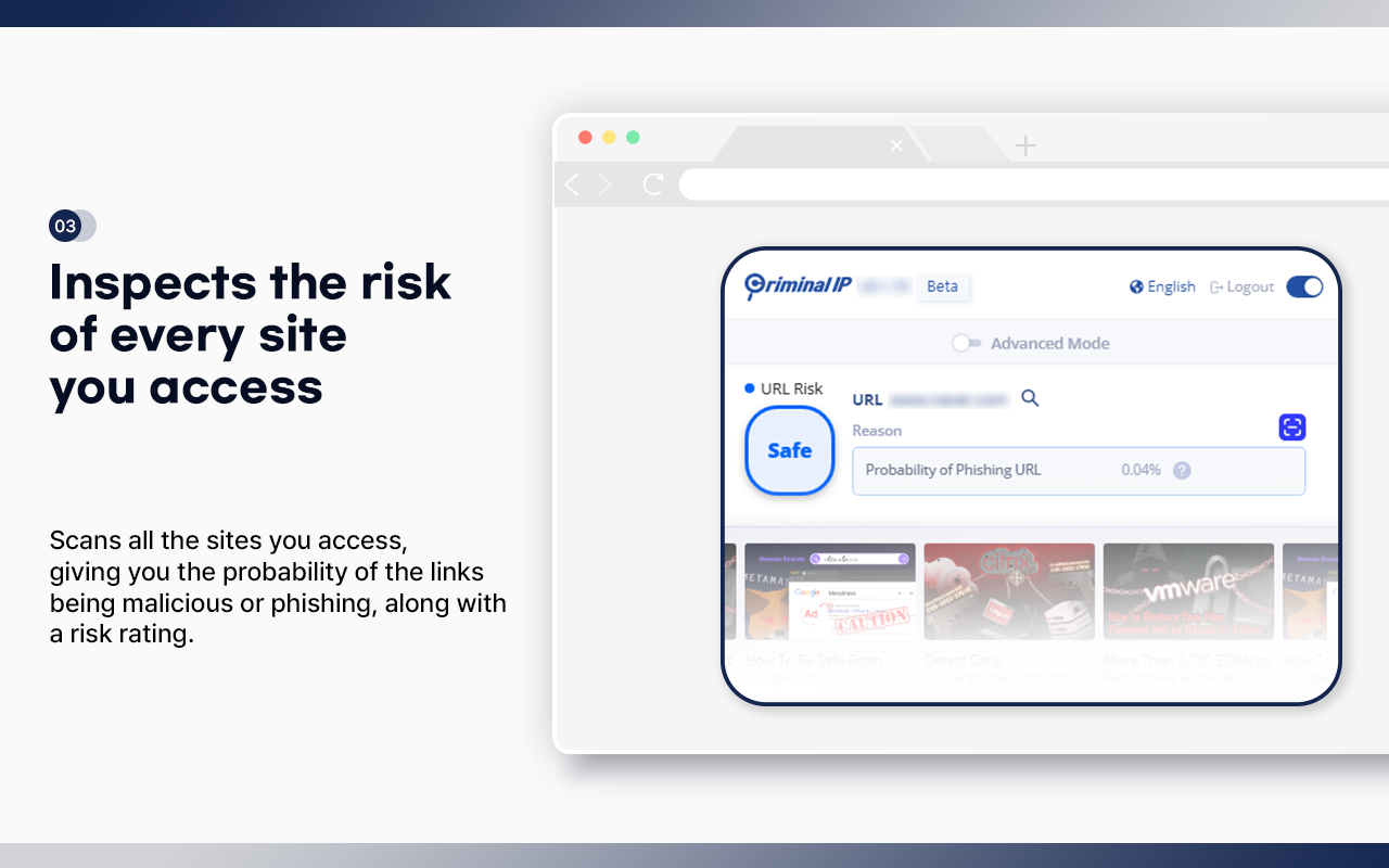 Criminal IP: AI-based Phishing Link Checker截图5